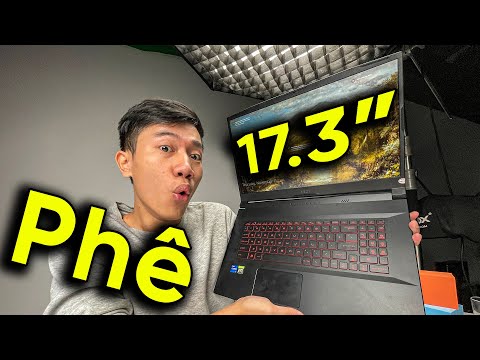 #CNTT - dùng laptop 17.3 INCHES có TO quá không? - hay Bất Tiện?